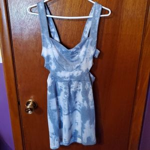 Blue Tie dye dress